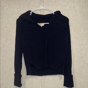 Indigo Blue Women's Black Turtleneck Sweater